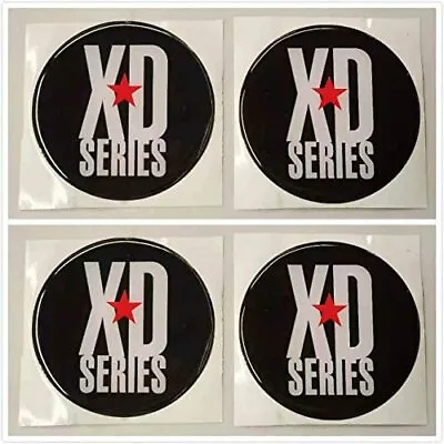 4x KMC XD Series EMBLEM LOGO WHEEL RIM HUB CENTER CAP STICKERS 3 Inch /78mm  • $19.99