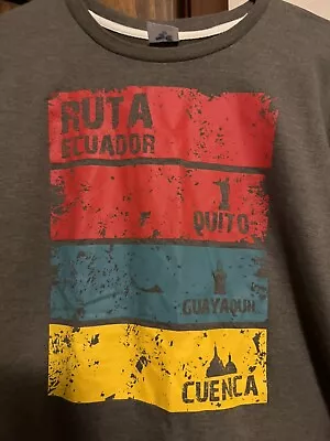 Ecuador T-shirt By Morpho.  Size Large.  (Also Made In Ecuador) • $18.99