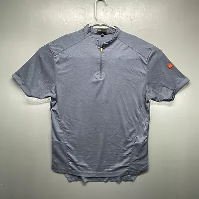 MCDONALDS 1/4 Zip Polo Shirt Size Medium Employee Work Apparel Collection • $12