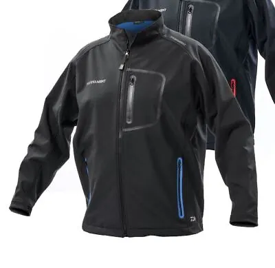 £39.99 • Buy Daiwa Tournament Soft Shell Jacket - Black / Blue - Special Clearance Offer