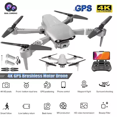 4DRC-F3 4K HD Wide Angle Camera GPS Drone FPV RC Quadcopter Wifi Follow Me New • $109.99