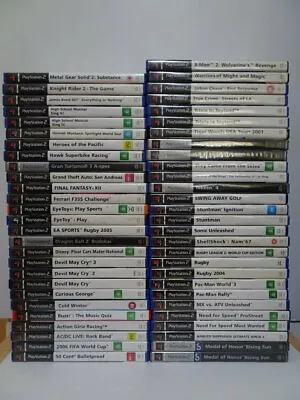 PS2 Games   ~ Assortment  ~ Please Select From Our Dropdown Menu. • $11.90