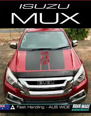 2013-2023 Isuzu MU-X Bonnet Stripes Decals Stickers  Decal Sticker MUX • $129