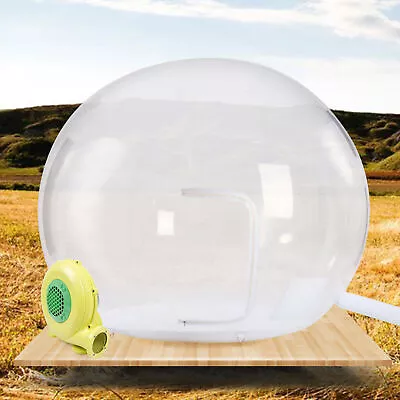 3 Meter Length Transparent Dome Inflatable Eco Home Tent With Quiet Air Bower  • $587.10