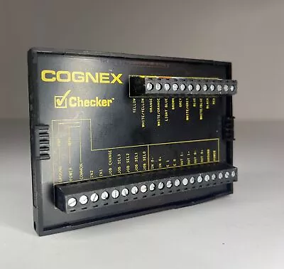 ONE (1) COGNEX Checker DIN Rail Mount PLC Module 800-5888-2B (USED) • $24.99