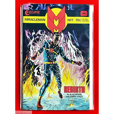 MiracleMan # 1 1st Issue 1st Print Alan Moore UK SALE YELLOW BACK 1985 (Lot 2301 • £274.43