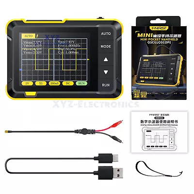 FNIRSI DSO152 Handheld MIni Oscilloscope Portable Digital Oscilloscope 200KHz • $23.99