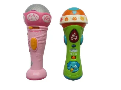 2 X Microphone Musical Activity Toys  Leap Frog Vtech • £4.99