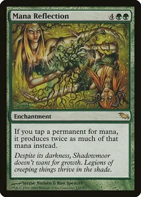 Mana Reflection FOIL Shadowmoor MTG Magic Green Rare Enchantment EDH English • $27.50