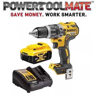 £143.99 • Buy DeWalt DCD796N 18V XR Brushless Combi Drill, DCB184 5.0Ah Battery & Charger