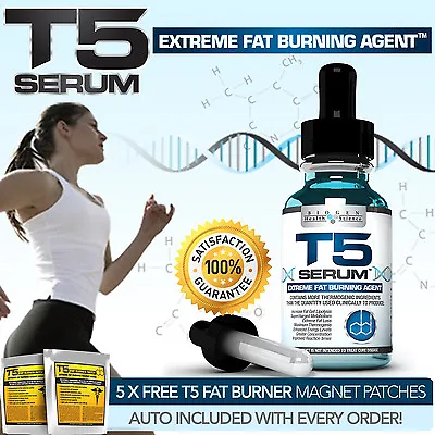 T5 Fat Burners Serum Xt-strongest Legal Slimming / Diet / Weight Loss Pills • £14.99