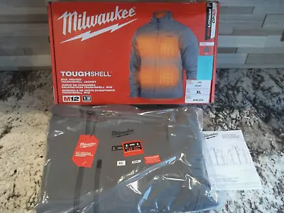NEW Genuine Milwaukee M12 Heated Toughshell Jacket XL Gray Jacket Only • $139.95