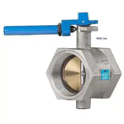 Butterfly Valve 2  200 Cwp Threaded End (Female NPT) Cast Iron NEW 911WH • $109.91