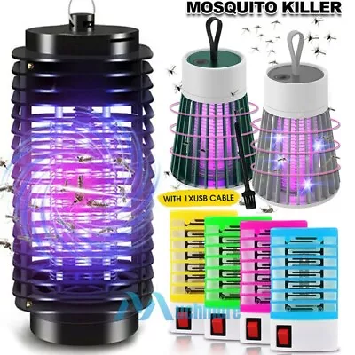 Mosquito Fly Bug Insect Zapper Killer Indoor Outdoor Electronic Light Trap Lamp • $15.63