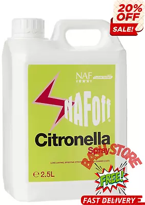 £16.87 • Buy NAF Off Citronella For Horses Insect Midge Fly Repellent Spray Refill Gel Wash
