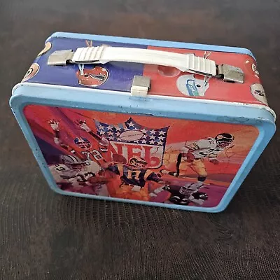 Vintage 1978 NFL National/ American Conference Metal Lunch Box!  • $35