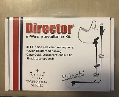 Director M7 2-Wire Surveillance Kit For Motorola TRBO XPR Series Radios • $39.99