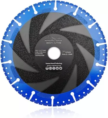 SHDIATOOL 7 Inch Metal Cutting Diamond Blade All Purpose Cut Off Wheel For Rebar • $53.99