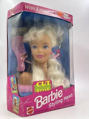 Vintage Cut & Style Barbie Styling Head Blonde Mattel New In Box 1994 • $80