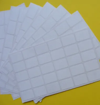 360 Small White Sticky Labels 19 X 12mm Price Stickers Tags Blank Self Adhesive • £2.20