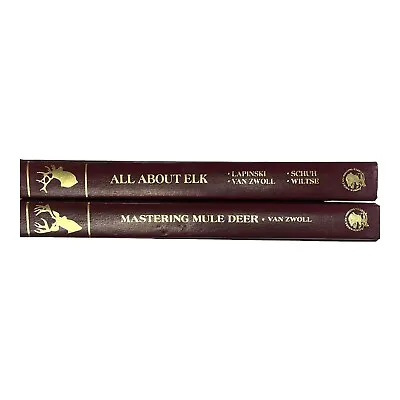 Lot Of Two Books All About Elk & Mastering Mule Deer North American Hunting Club • $15.95