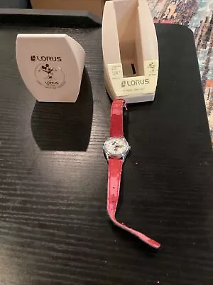 Vintage Lorus Minnie Mouse Watch For Parts • $10