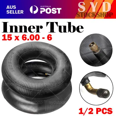 UP 2 Inner Tube 5.00-6 13X5.00-6 145/70-6 Inch Stem Valve Lawn Mower Tire Tyre O • $18.99