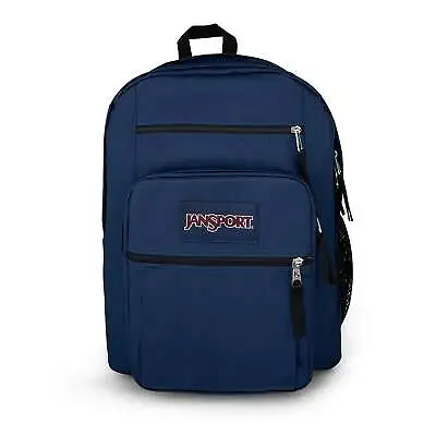 JANSPORT Big Student Backpack/Rucksack Navy EK0A5BAHN54 Free Delivery • £41.95