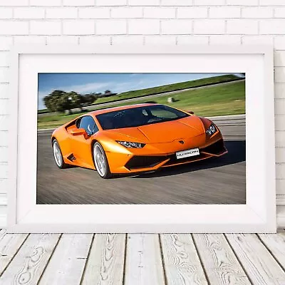 LAMBORGHINI HURACAN - Car Poster Picture Print Sizes A5 To A0 **FREE DELIVERY** • $25.95