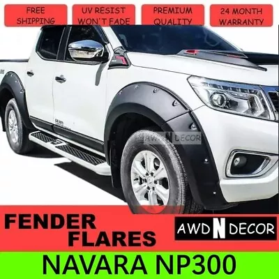 Fender Flares Pocket Style Guard Cover To Suit Nissan Navara Np300 2015-2020 • $299.99