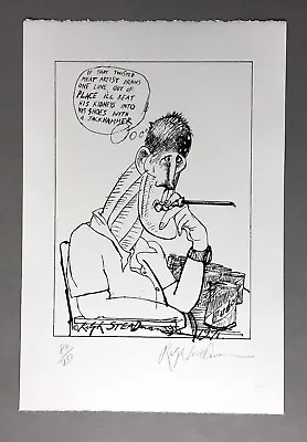 Ralph Steadman - Gonzo  Twisted Meat Artist  - SIGNED Lt Ed Print #80 Of 250 • £289.54