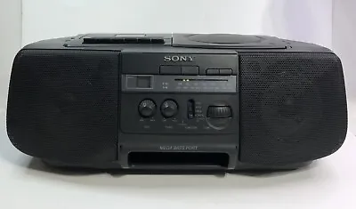 Vintage SONY CFD-V10 Portable Stereo FM Radio CD Cassette Player Boombox TESTED • $49.99