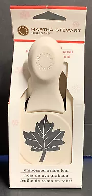 Martha Stewart Holidays Craft Punch Embossed Grape Leaf M283201 NEW • $23.81