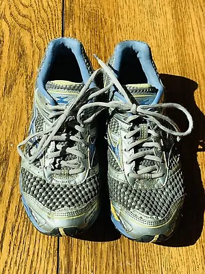 Mizuno Wave Creation 13 Womens Size 8 Grey And Blue Running Shoes • $15