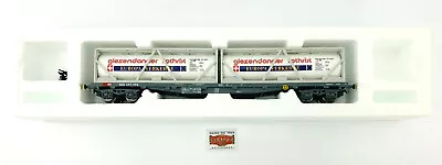 Hag H0 77062 - Tank Container Wagon Sbb - Ac Axles • $137.46