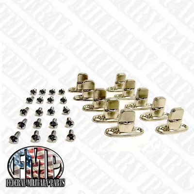 10 PK + SCREWS - Military Truck Canvas Tarp Twist Fastener Fits HUMVEE M998 M151 • $29.95