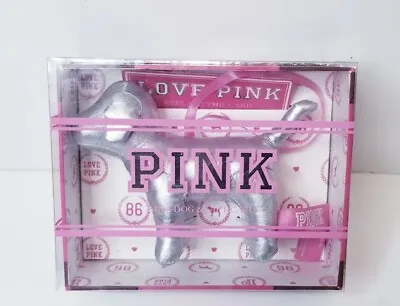 Victoria's Secret Pink Silver Plush Dog Ornament Mini Gift Card Holder  • $44.95