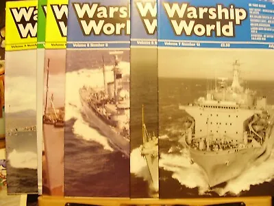 Warship World Job Lot X 6 Military Naval Ships 2002 2003 2004 • £8