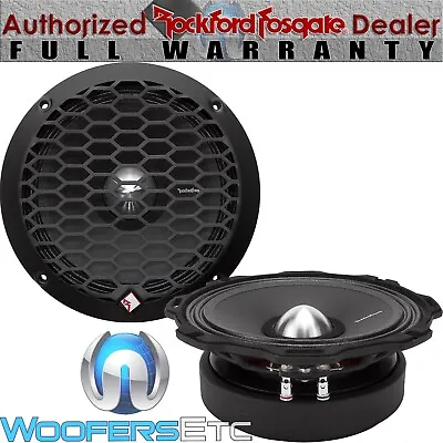 (2) Rockford Fosgate Pps4-6 Punch 6.5  Car Audio 4-ohm Mid-bass Speakers Pair • $159.98