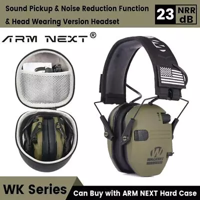 Walkers Tactical Electronic Shooting Earmuffs Hunting Sound Pickup Noise Cancel • $25.99