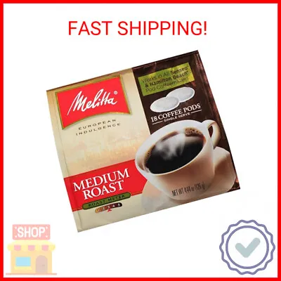 Melitta Coffee Pods Medium Roast 18 Count (Pack Of 6) 108 Total Pods • $54.13