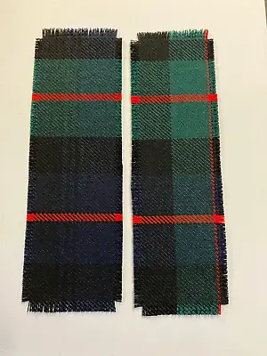 Murray Of Atholl Modern Clan Tartan Bookmark 100% Wool Made In Stornoway • £3.99