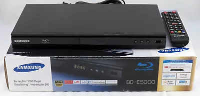 Samsung BD-E5300 Blu-Ray Player With Remote And Box - Excellent • $34.50