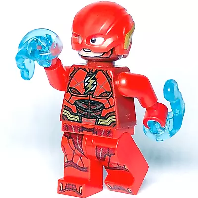 LEGO DC Super Heroes The Flash Minifigure Barry Allen Justice League 76086 Sh438 • $95.99