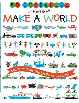 Ed Emberley's Drawing Book: Make A World Paperback By Emberley Ed Brand Ne... • $10.29