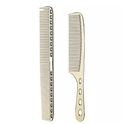 2 Pack Stainless Steel Hair Combs Anti-Static Styling Comb Hairdressing Combs • $13.87