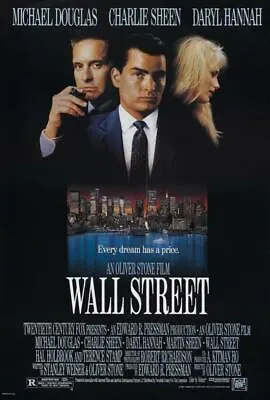WALL STREET - 11 X17  Movie Poster Print - Glossy - Borderless USA Seller - NEW • $12.99