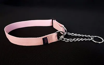 Pink Half Check/choke Training Dog Collar Large Adjustment Fits 14 -22 <<~~#.;; • £4.89