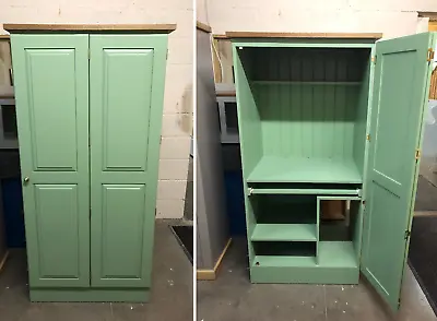 £895 • Buy Chase Painted Hideaway Computer Cupboard With Bifold Doors- Bespoke Available