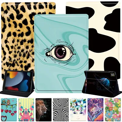 Printed Leather Stand Tablet Case Cover For IPad 2 3 4 5 6 7 8 9 10/Air/Mini/Pro • £7.16